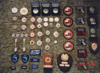 Some of my shooting medals
