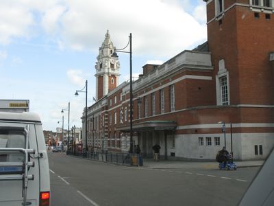 Brixton Town Hall, from Acre Lane