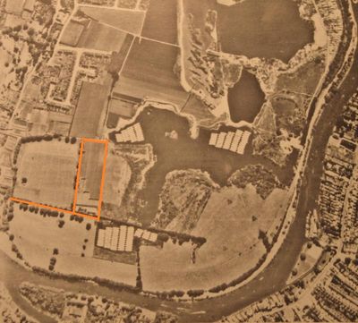 Aerial view in 1944