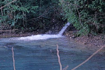 The overflow from the Silent Pool which is above the Sherbourne
