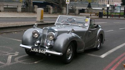 A Triumph Roadster
