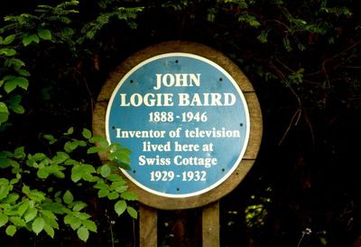 John Logie Baird, a house on the top of Box Hill in Surrey