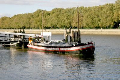2 Boats are usually moored at the Pier, 1 each side of the steps