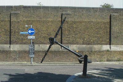 Obligatory big anchor in the street that all sea side towns have.