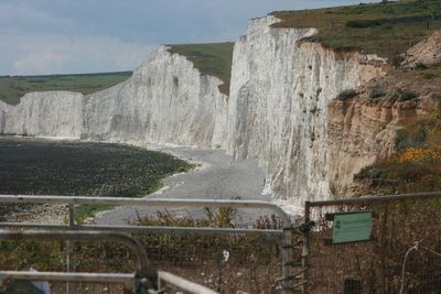 The Seven Sisters from the steps at Birling Gap