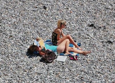 People on the beach