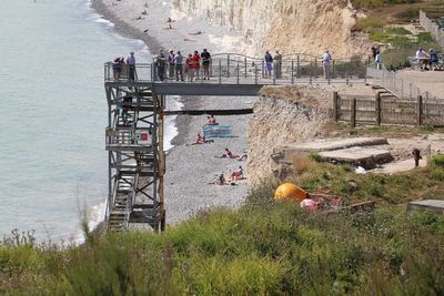 Steps to beach