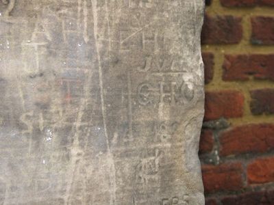 It looks like JVC on the side of the stone, if it is I did not do it
