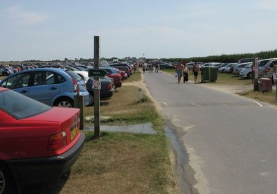 The car park is huge, must hold thousands of cars