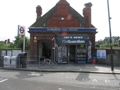 Wimbledon Park station.