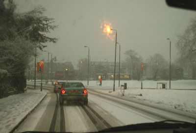 Putney Heath in the snow