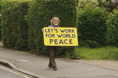 He has been walking around with that for years, it has not worked yet