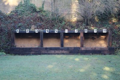The butts on The Lord Mancroft range