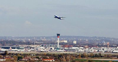 Just taken off from Heathrow