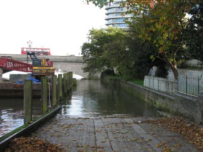 Close to high tide