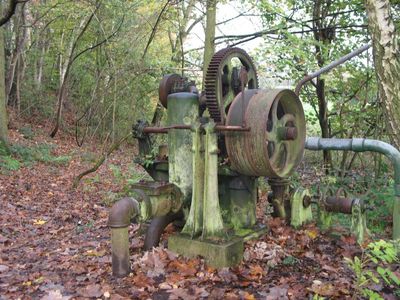 Old machine in the grounds, I would guess a pump
