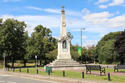 War memorial near the village