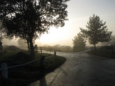 Fog near the windmill
