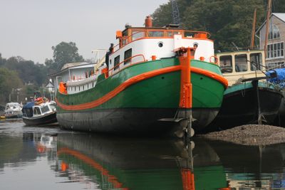 This boat used to belong to Pete Townshend of the pop group The Who