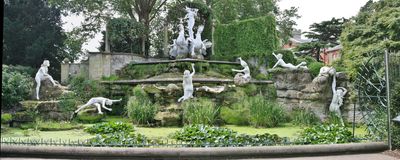 The complete group of statues