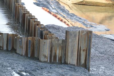Pilings finished