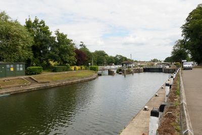 Approaching the lock