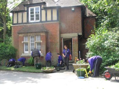 Mob handed gardeners