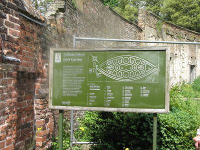 The Herb Garden just before being rebuilt