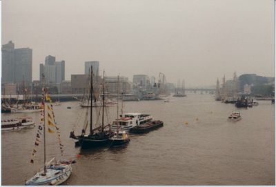 Tall ships visit Pool of London