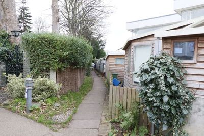 A row of chalets