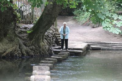 B C at the Stepping Stones, Boxhill