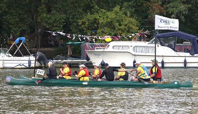 247 A double canoe.