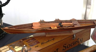 A lovely little model boat trophy
