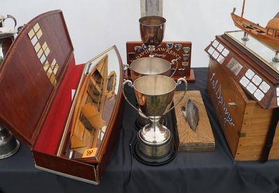 There were silver cups as well