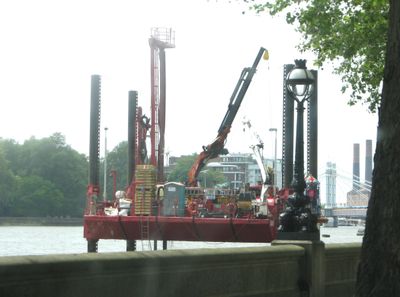 It is not a very big rig, definitely not drilling for oil.