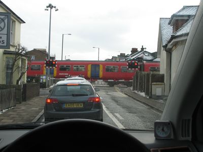 Mortlake level crossing
