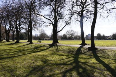 The big centre field was Allotments during the war.