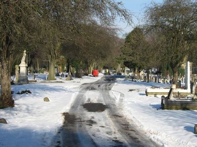 It gets quite slippery on this road.