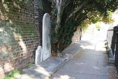 I should have photographed the front of this stone.