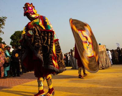 Egungun dancers