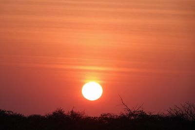 Sunset over Etosha