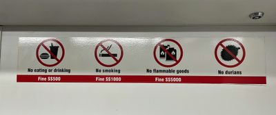 No durians