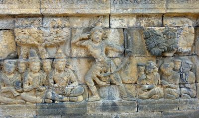 Borobudur/bas relief