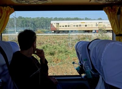 Passing train