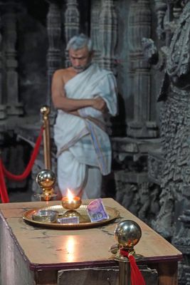 Priest, Hoysaleswara Temple