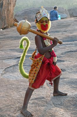 Boy in costume/Hampi