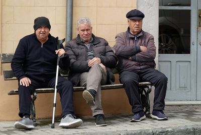 Three men