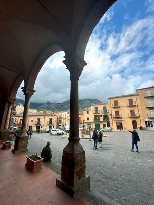 Castelbuono town square