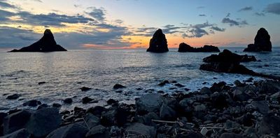 Sunrise at Aci Castello
