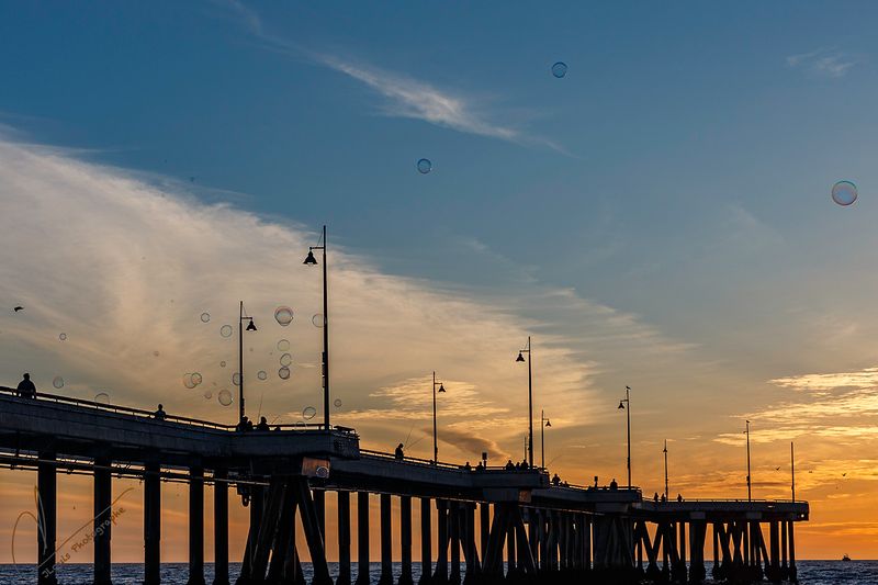 Bubbles on the beach